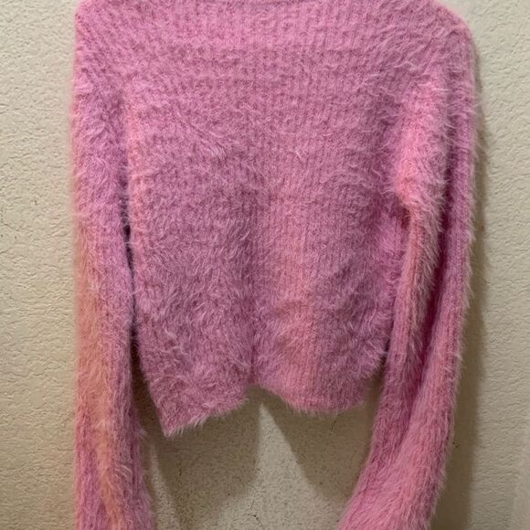 Zara Faux Fur Jewel Sweater size L - Picture 4 of 6